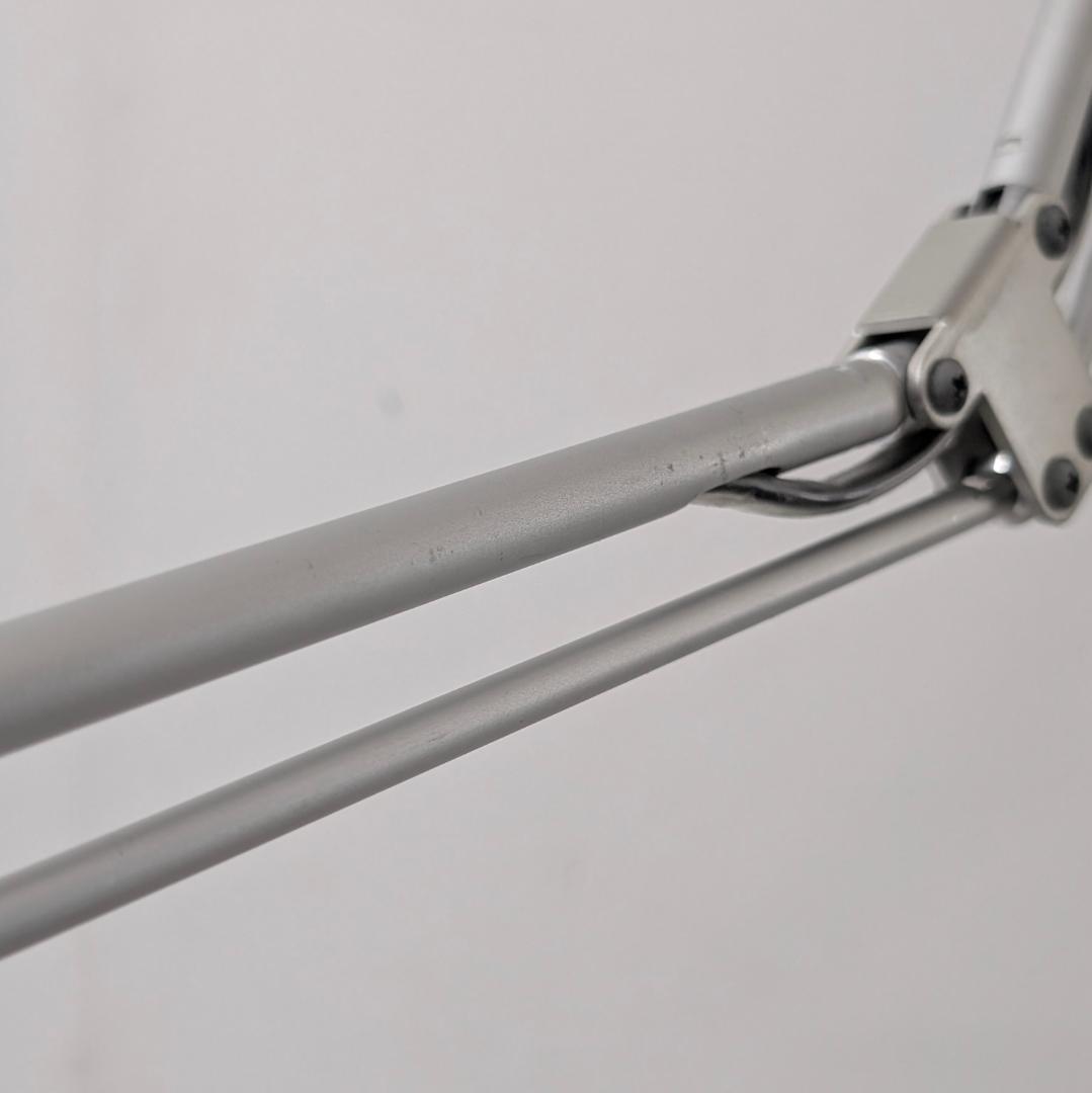 ビンテージ 無印 90年代 スチールメッシュ×アルミ スタンドライト 照明 希少