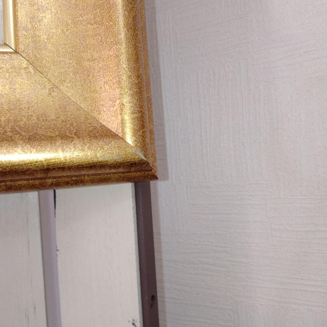 【美品】油彩画　サイン入り　富士山の風景画 　ウサギ　肉筆画　雪