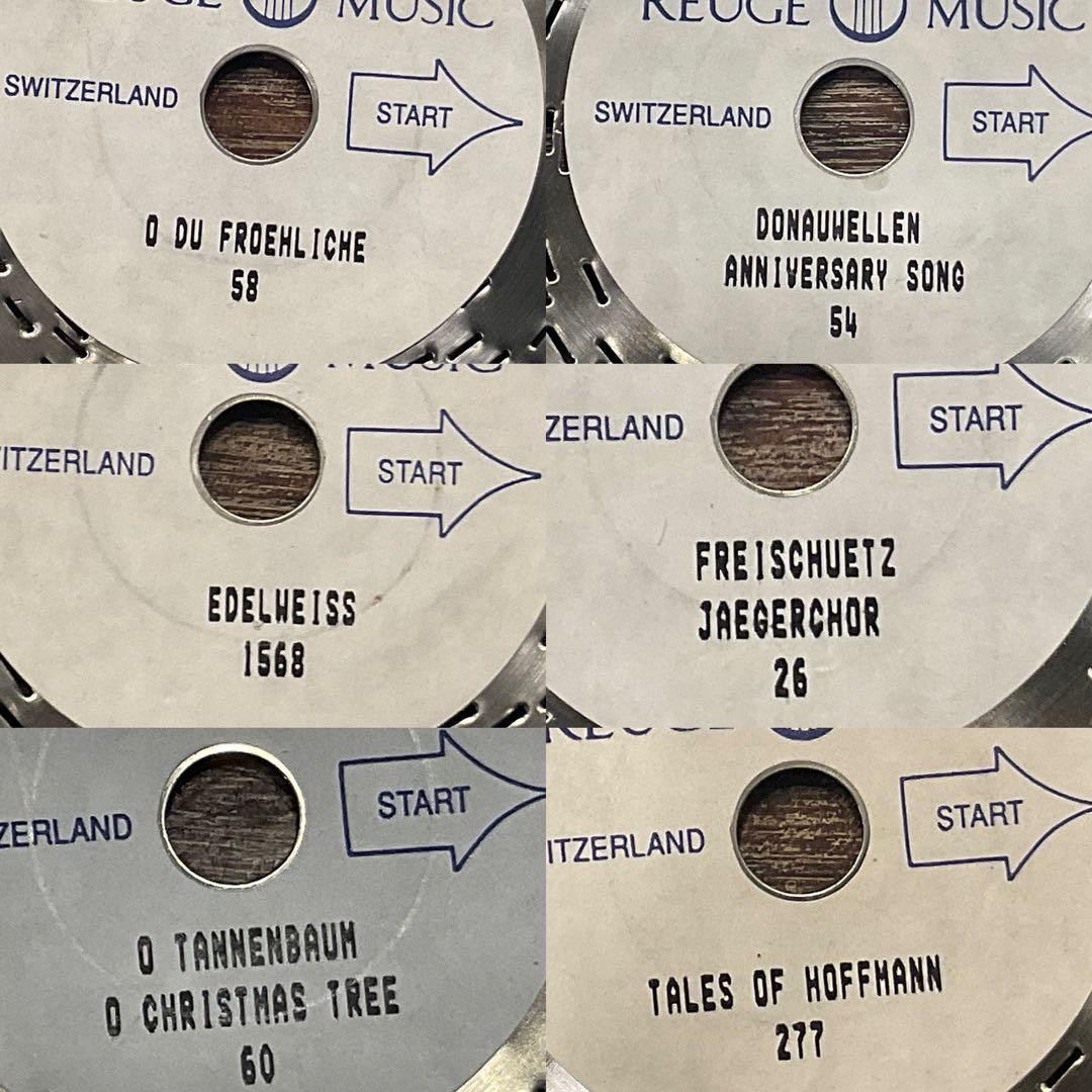 美品！REUGE リュージュ ディスク交換式 ドーム型 オルゴール 動作確認済