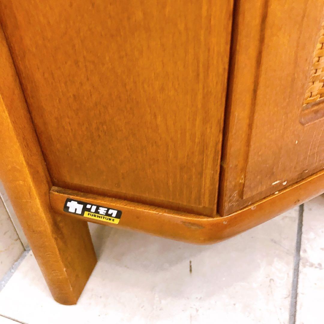 オールドカリモク コーナー台 花台 棚 電話台 ミッドセンチュリー ヴィンテージ