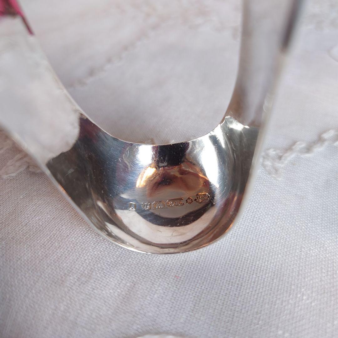 イギリス　アンティーク　シルバートング　サンドイッチトング　ケーキトング