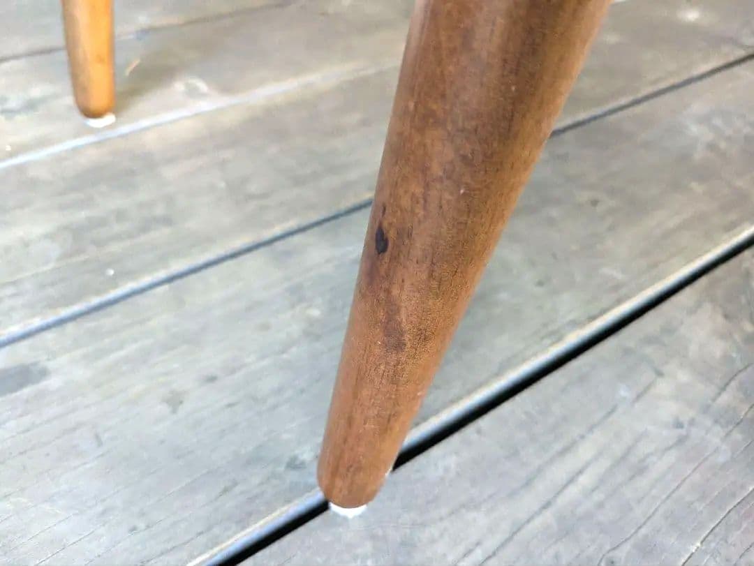 ガラステーブル　Gigi　天然木オーク材　大き目サイズ