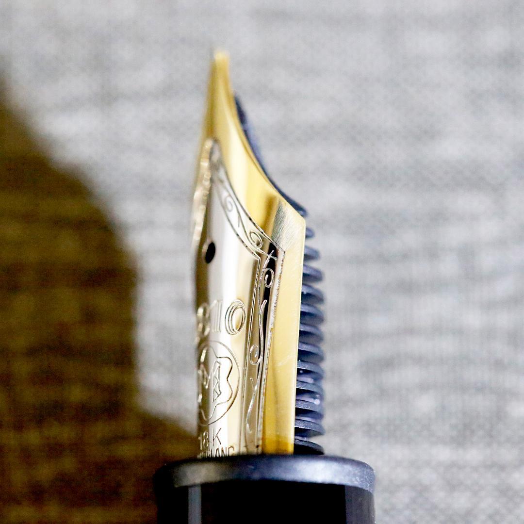 【レア美品 絶版品】モンブラン 万年筆 １４６５ バーメイル ソリテール