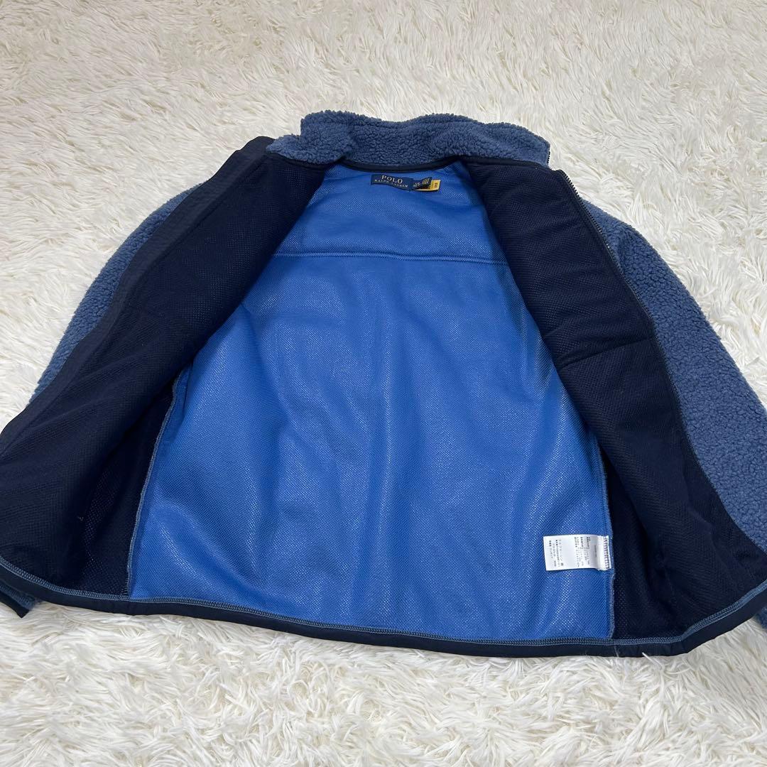 現行QR♪ポロラルフローレン ハイブリッドフリースジャケット ボアジャケット