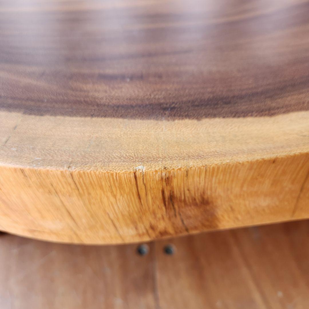 モンキーポッド　一枚板　無垢　センターテーブル ローテーブル　輪切り　座卓