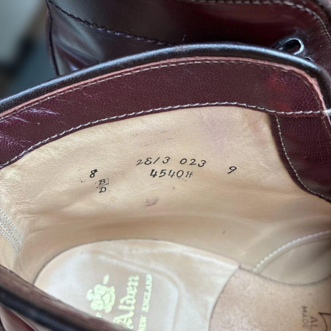 Aldenオールデン4540H タンカーブーツ　コードバン　バーガンディー8Ｄ