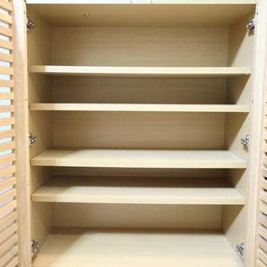 unico ウニコ LIJN レイン ニレ材 トールキャビネット 食器棚 収納