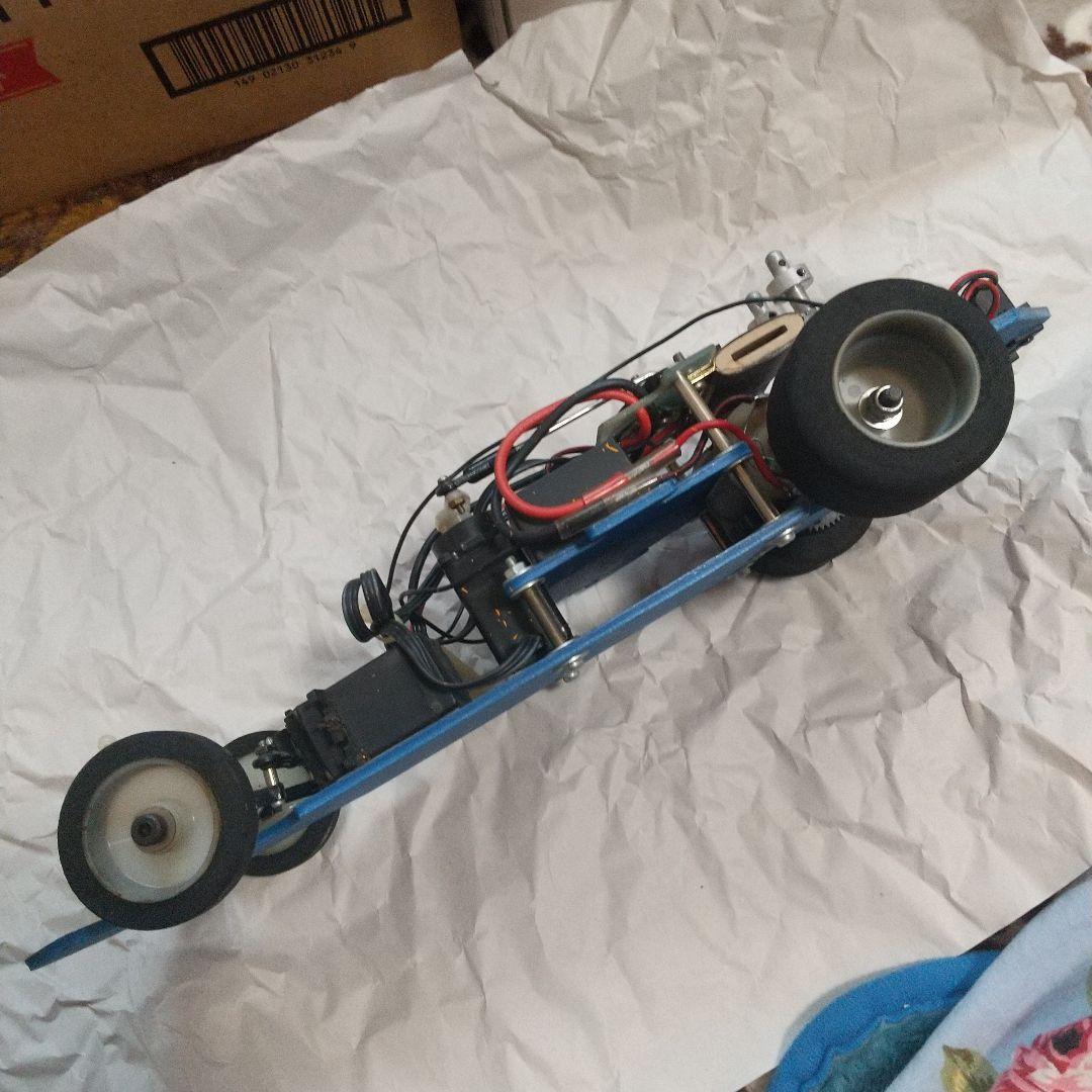 希少石政ドラッグファイターS16-E シャーシ当時メカ付き