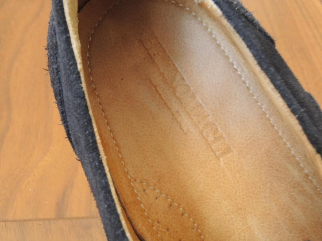 ★美品　ブルーノマリ　美しいネイビースウェード　6　JP24.5　10万円