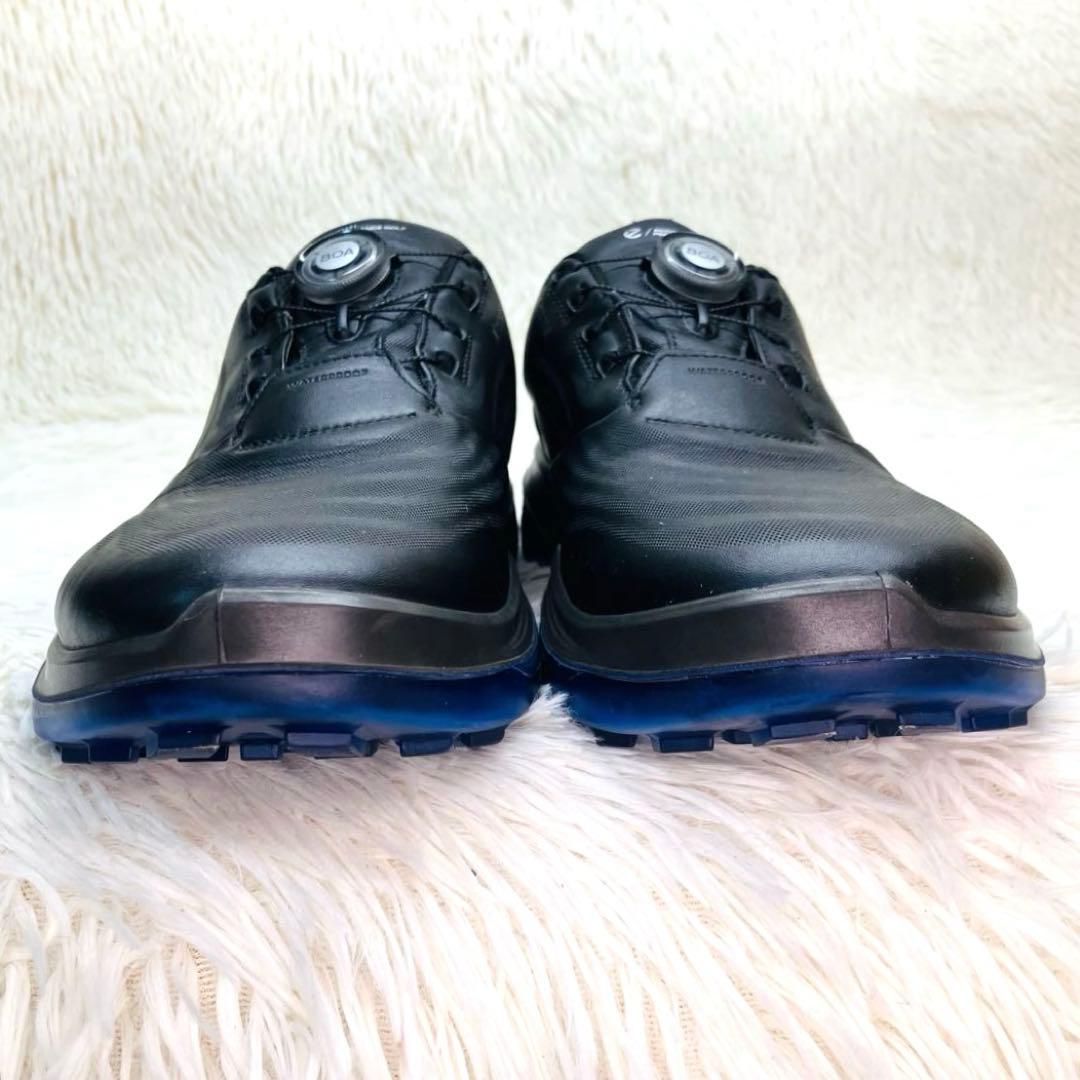 【極美品】ECCO 43 エコーゴルフ　ブラックGOLF LT1 BOA ボア