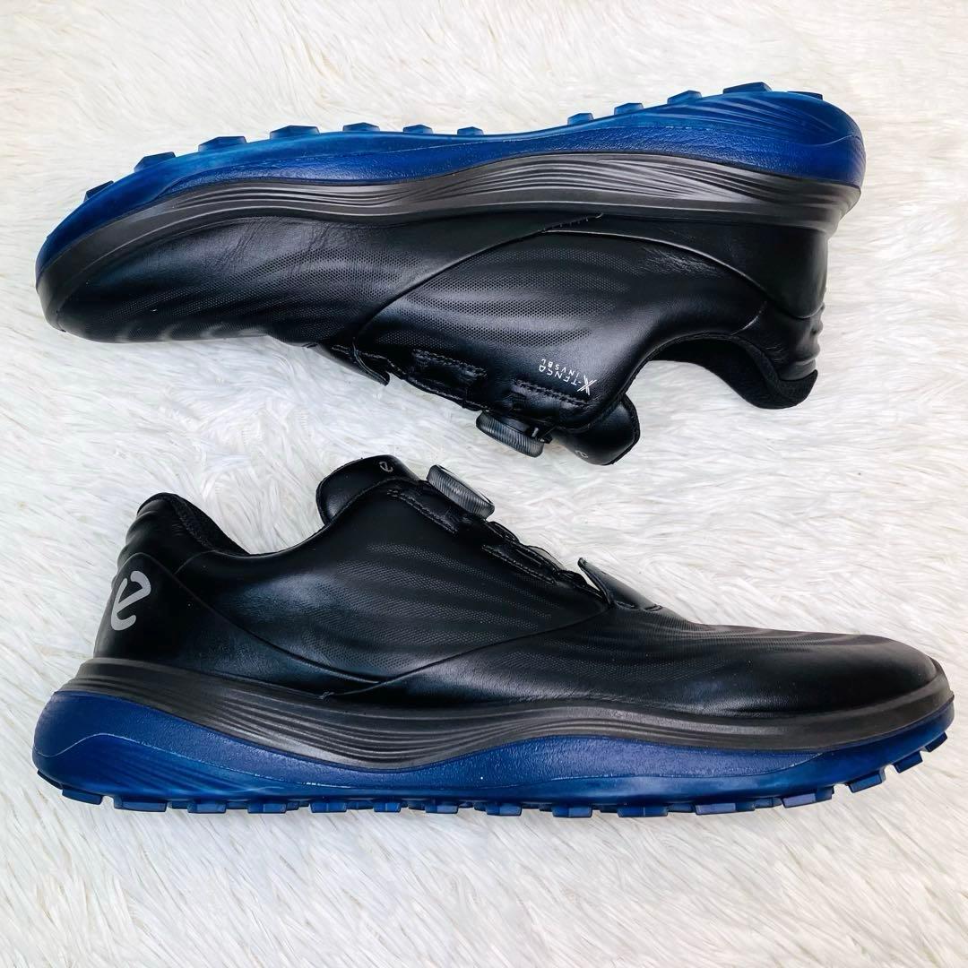 【極美品】ECCO 43 エコーゴルフ　ブラックGOLF LT1 BOA ボア