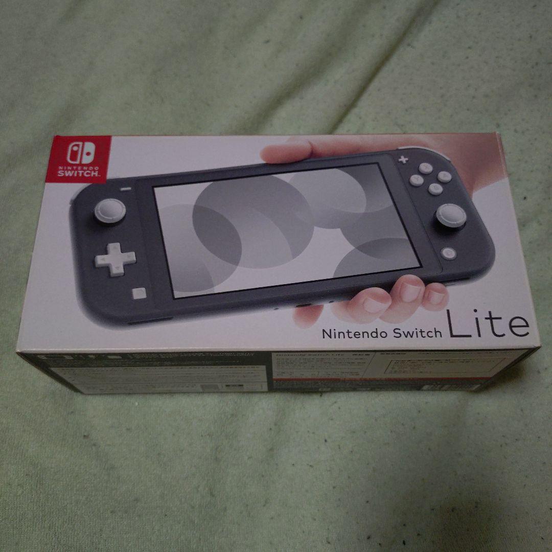 Nintendo Switch Lite　グレー　箱・充電アダプター付き