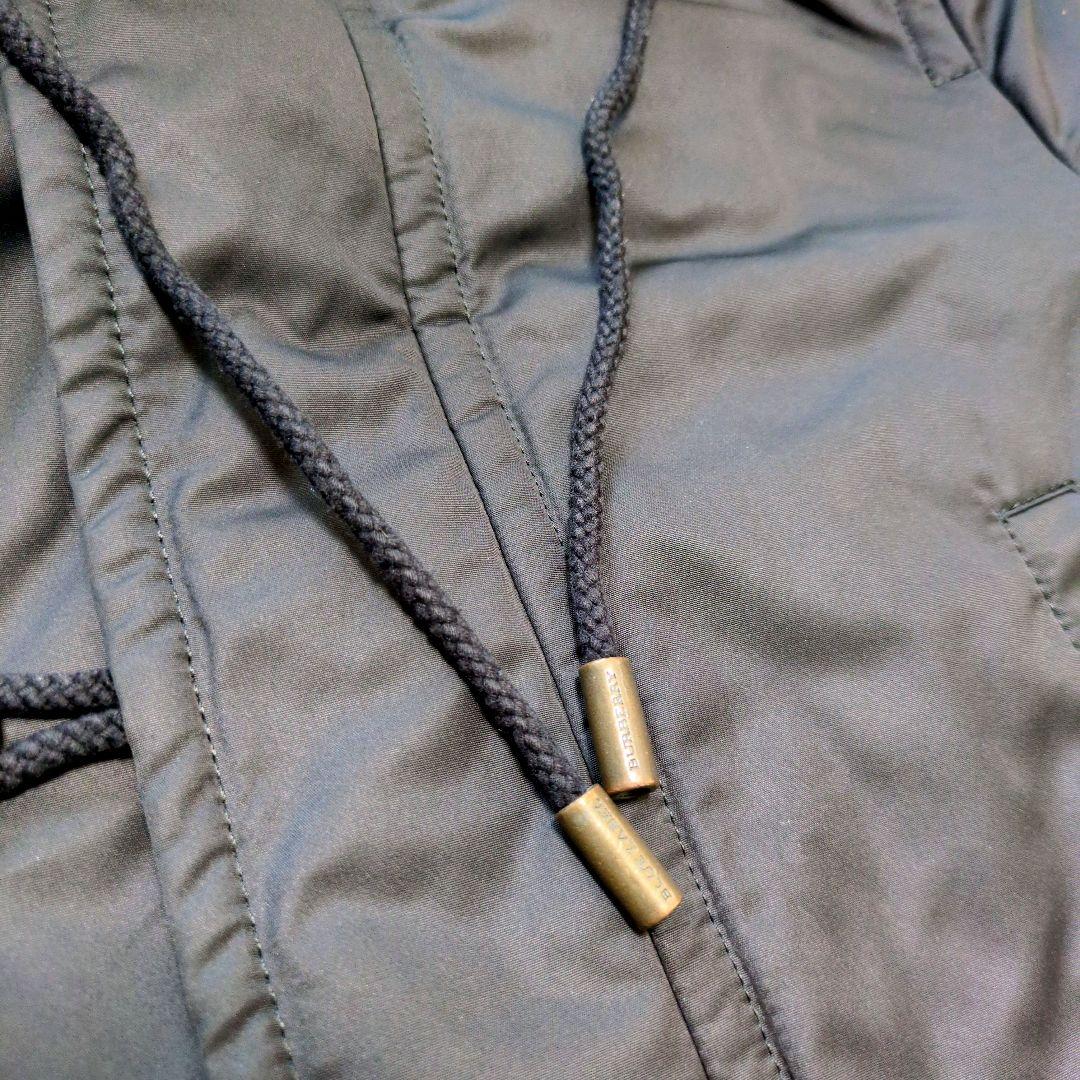 BURBERRY BLUE LABEL✨️ノバチェック裏地 モッズコート 黒