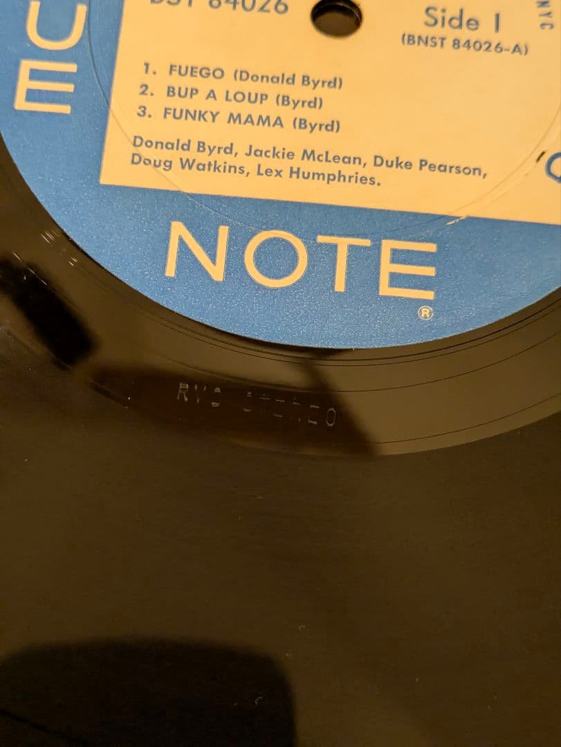 RVG刻印有 Donald Byrd Fuego ST-84026