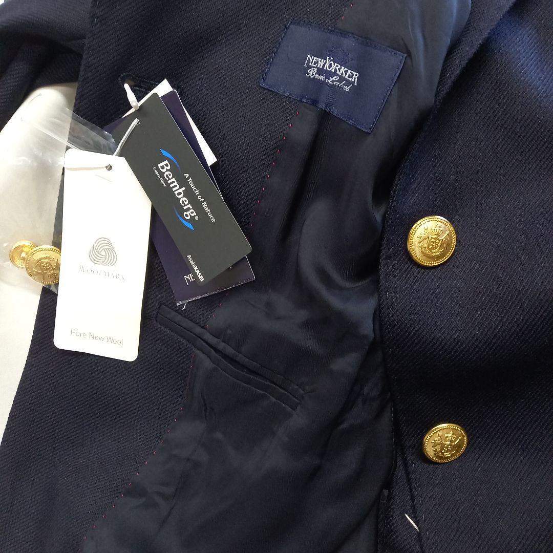 NEW YORKER ニューヨーカー 紺ブレ 金ボタン 大きい21号 未使用