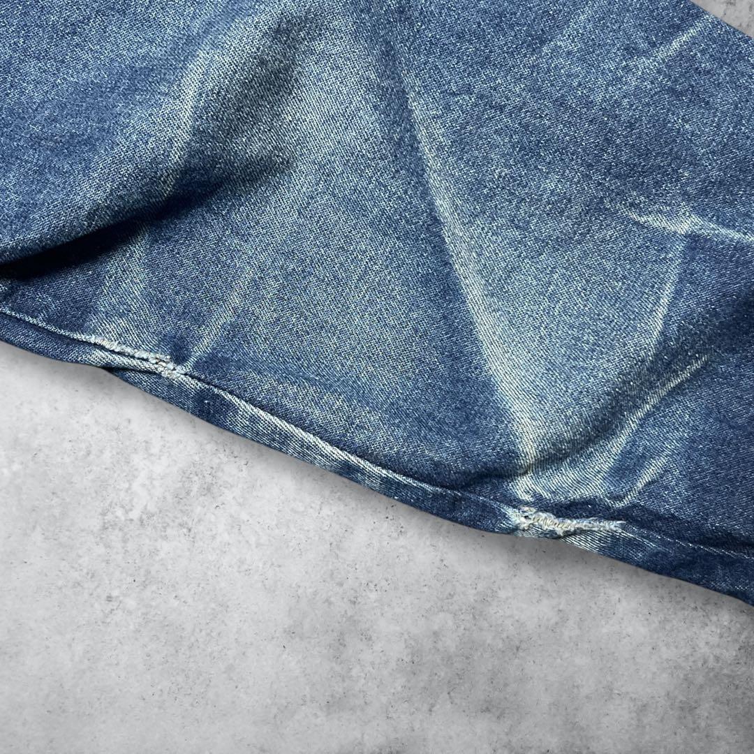 【湘南】Wallsデニムジャケットカバーオール90sヴィンテージ青ブルー