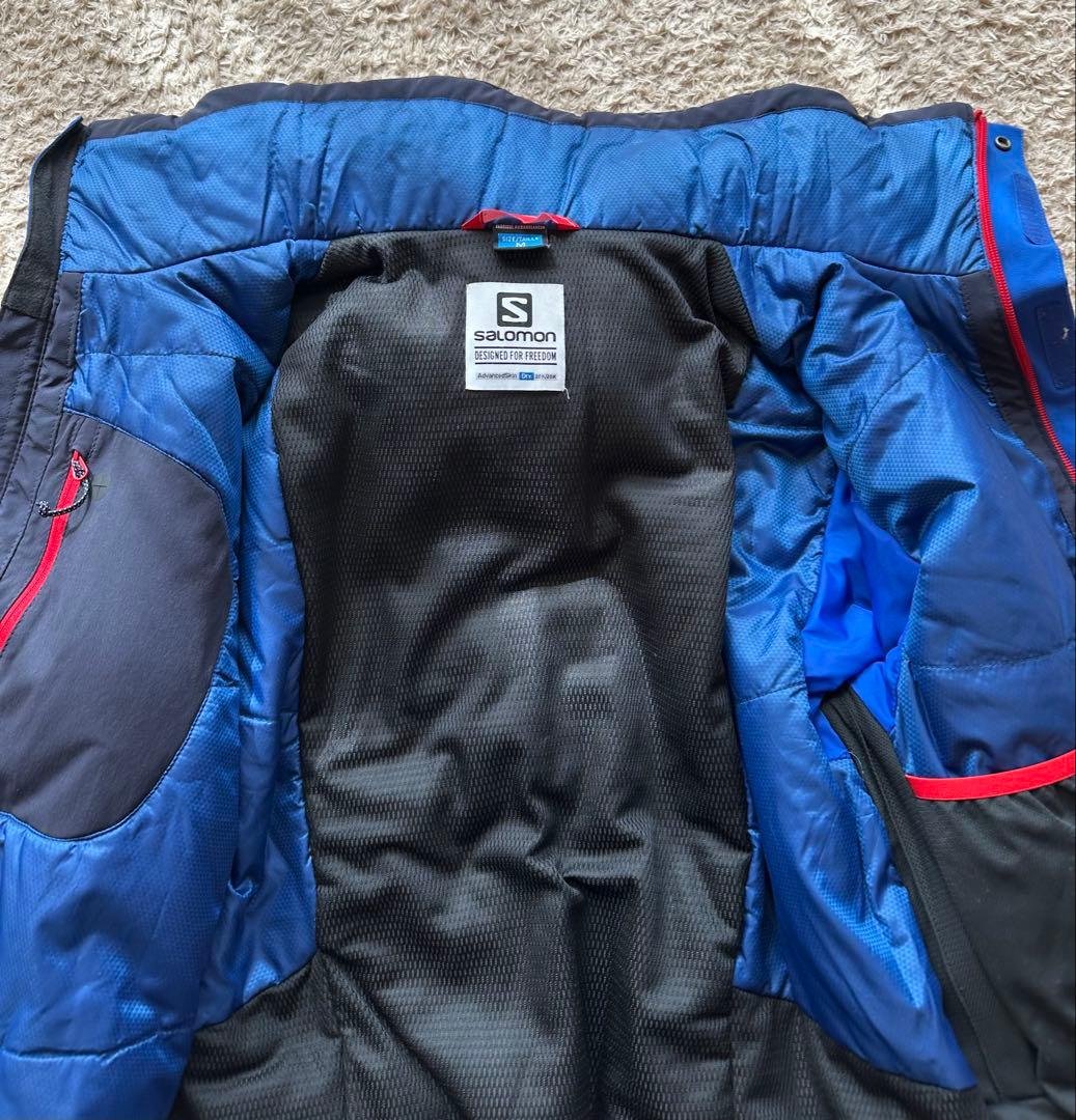 Salomon スキーウェア 青/黒 サイズM