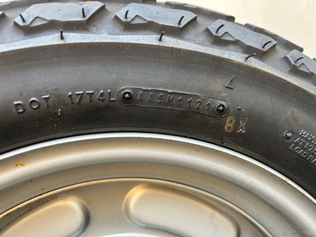 エイプ100前後　純正ホイールセット