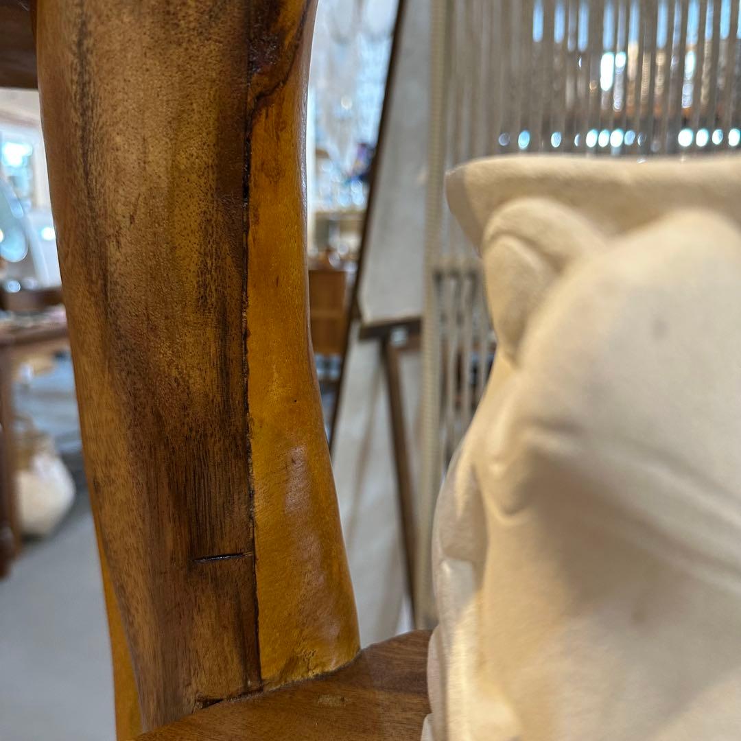 【訳あり】バリ島モンキーポッド無垢材飾り棚h140cm通常99,000円がなんと