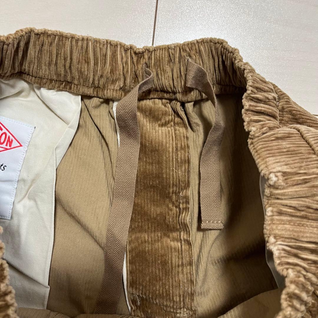 ⭐︎美品⭐︎DANTON ダントン　コーデュロイ　イージーパンツ　ベージュ　40