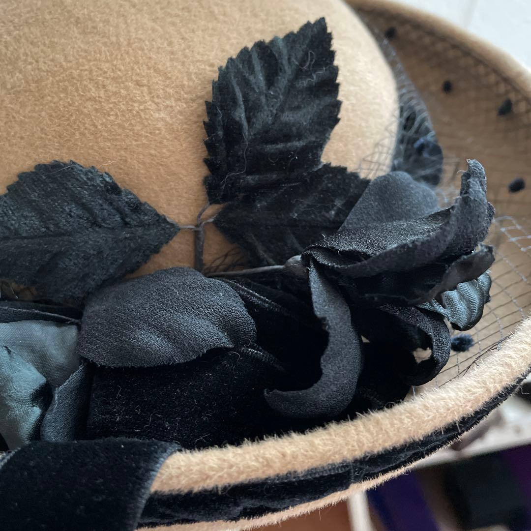 銀座ボーグ ハット　チュールレース帽子 ベッドドレス