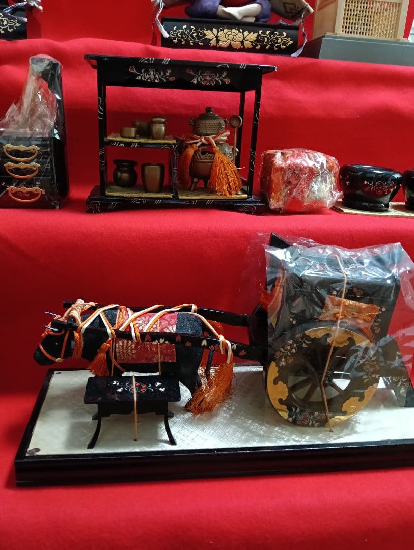 値下げ▼寿鳳びな　雛人形　7段飾り　(埼玉県春日部市でお渡し希望)