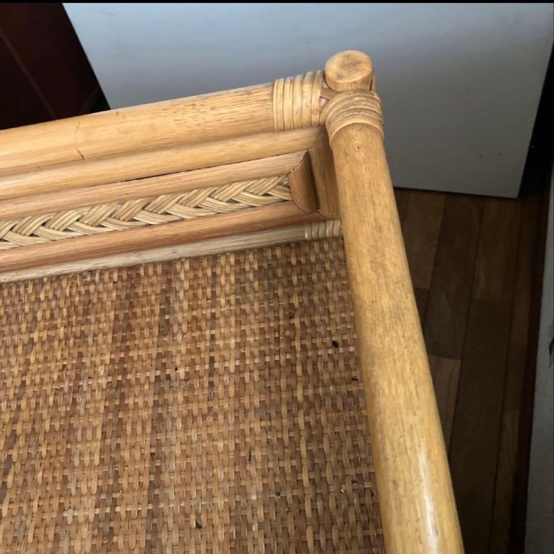 ラタン ガラスキャビネット