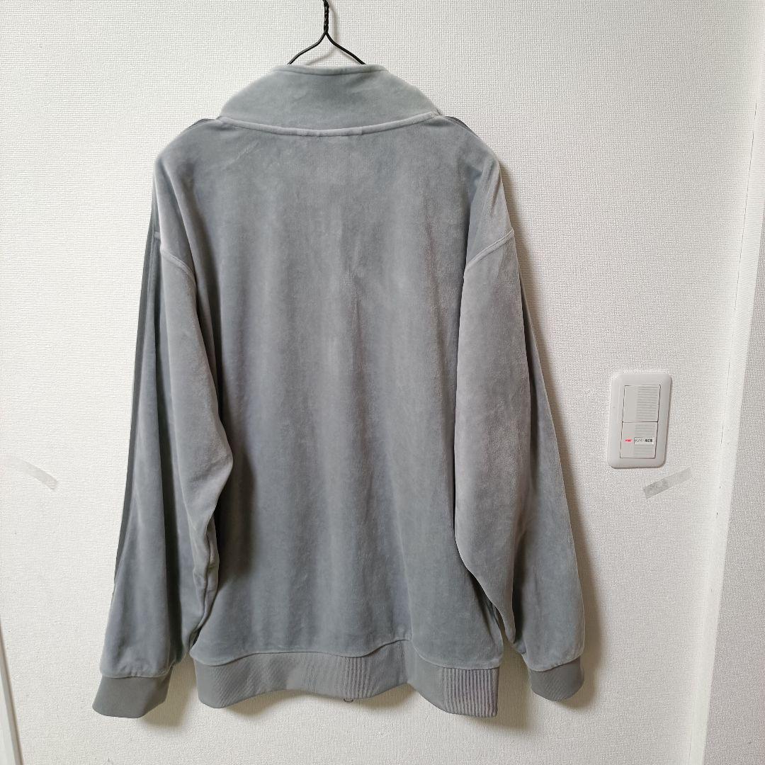 アディダス 灰ベロアベッケンバウアー トラックジャケット ジャージ メンズ2XS