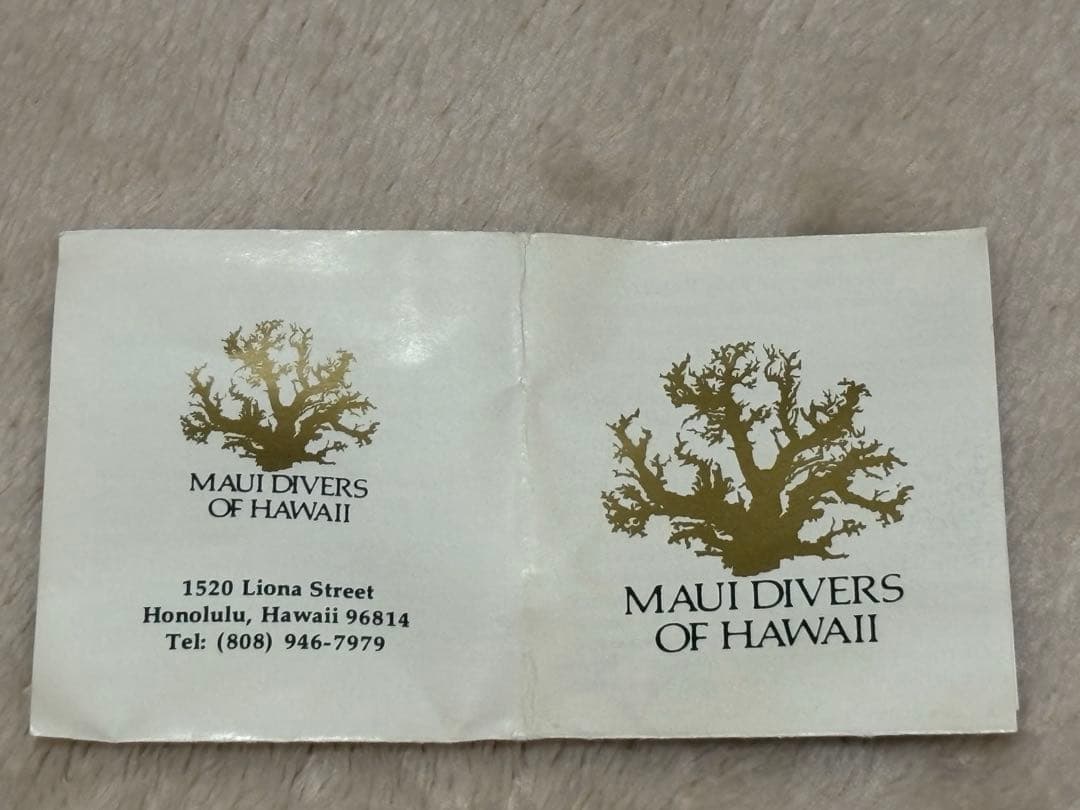 Maui Divers 黒 オニキス ネクタイピン ビンテージ