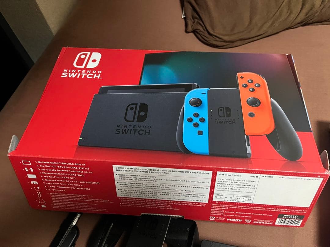 ま*り様 Nintendo Switch 本体　SDカード128GB 箱・付属品
