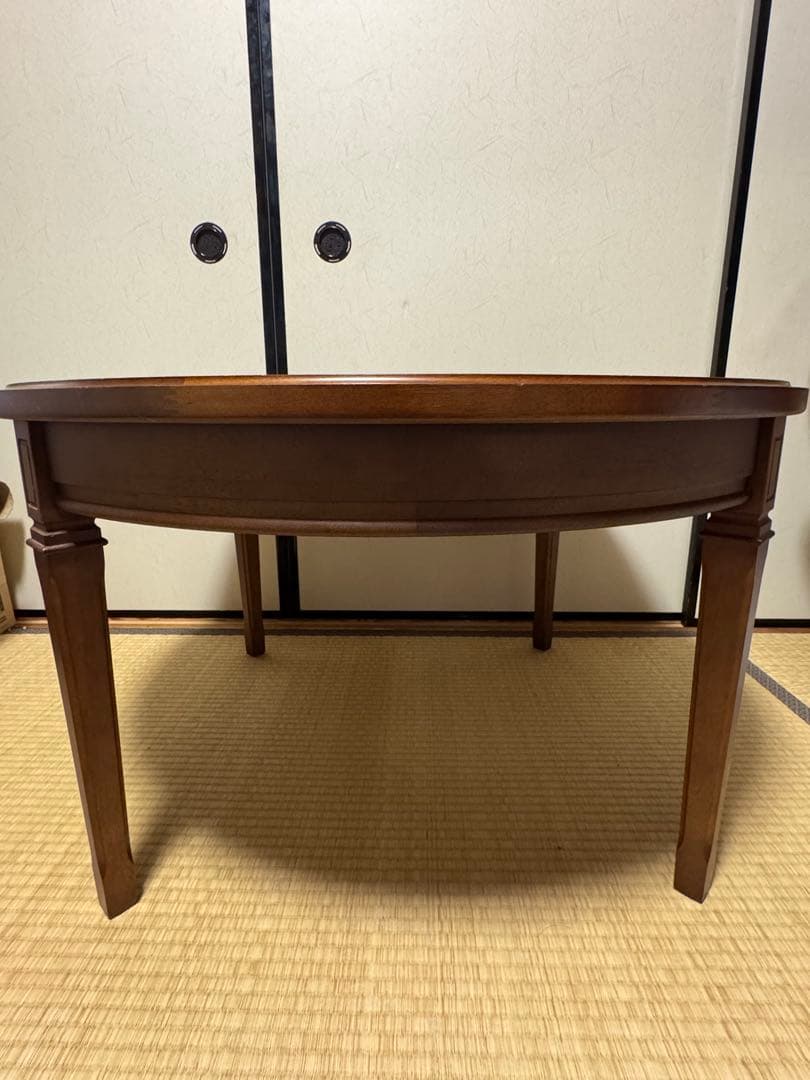 マルニ木工 ラウンドテーブル 地中海 丸テーブル センターテーブル テーブル 台