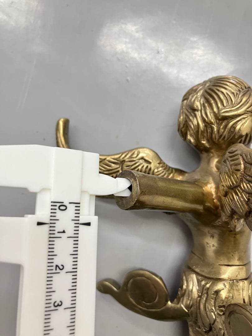 アンティーク天使の 高級ドアハンドル　レトロな取手　エンジェル　鋳物　ドアノブ