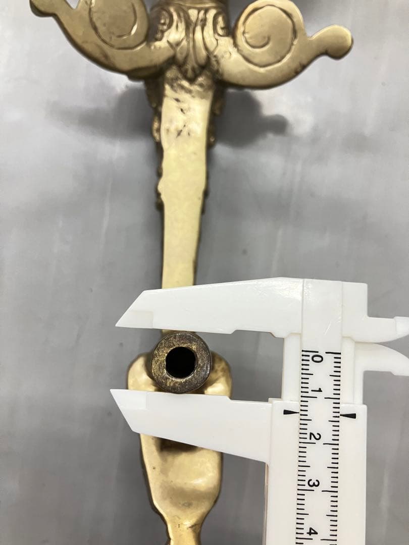 アンティーク天使の 高級ドアハンドル　レトロな取手　エンジェル　鋳物　ドアノブ