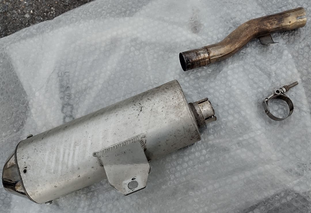 セロー250 BST ステンレス マフラー クランプ付き