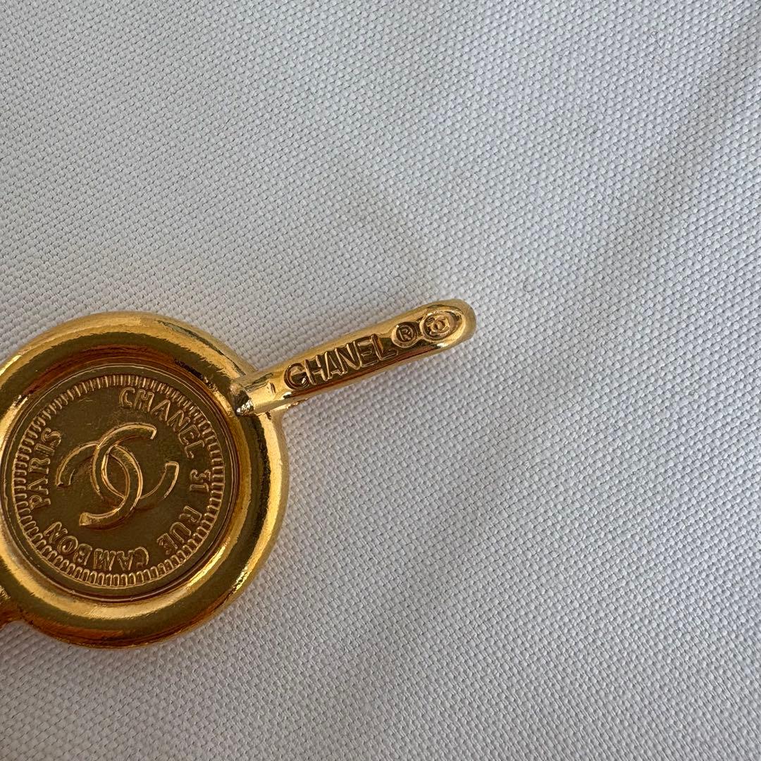 ④中古CHANEL シャネル ココマーク チェーンベルト ゴールド ヴィンテージ