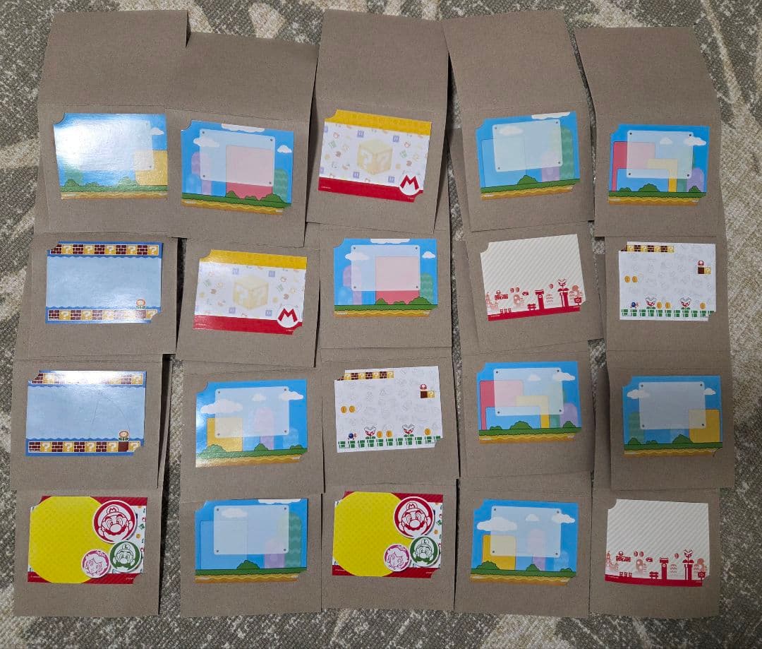 スーパーマリオ　キャラマグネッツ1弾　20種類　コンプリートセット