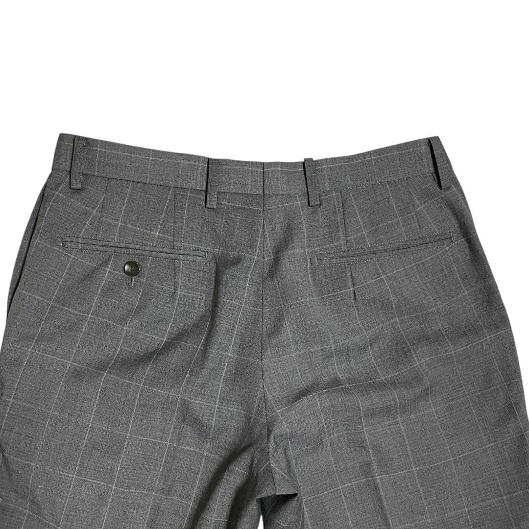 美品 スーツセレクト ビジネススーツ セットアップ ウィンドーペンチェック A5