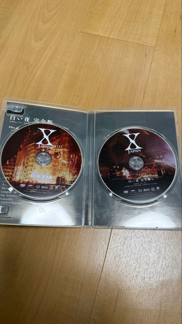 X JAPAN 青い夜・白い夜 完全版 DVD初回限定盤