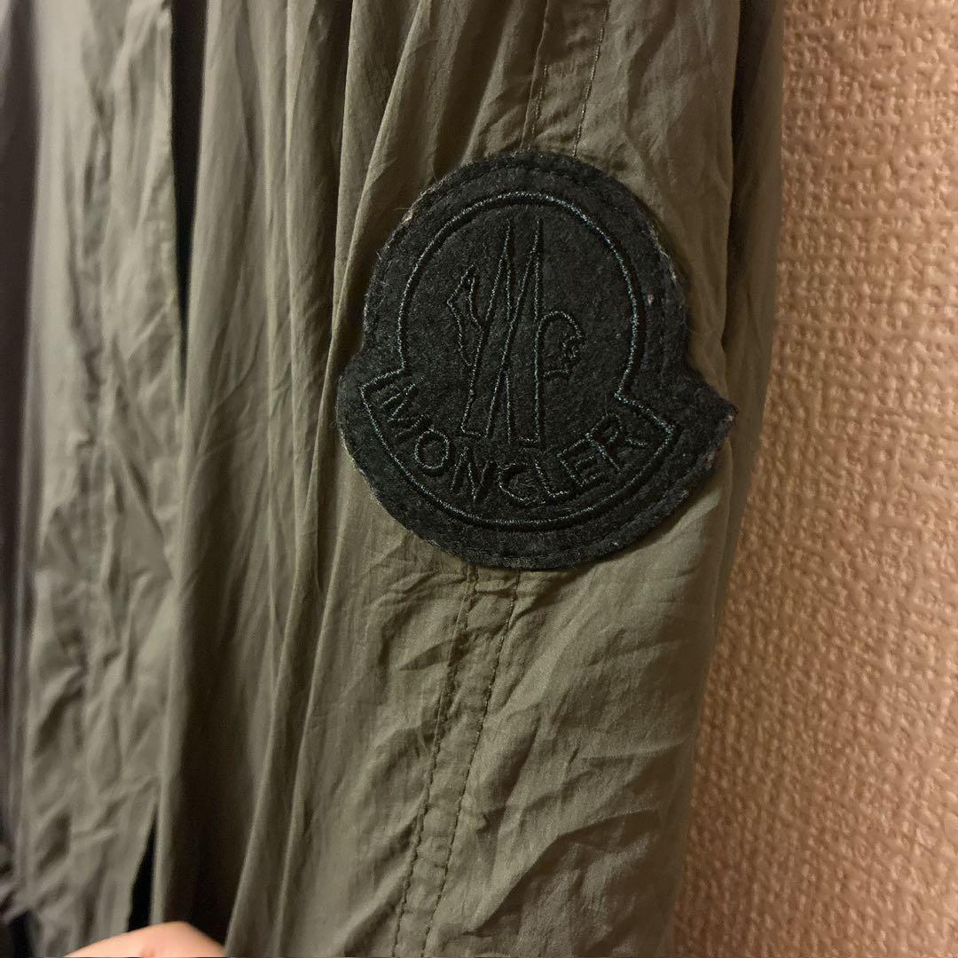 MONCLER オリーブ ロングコート ダウン アウター モッズコート