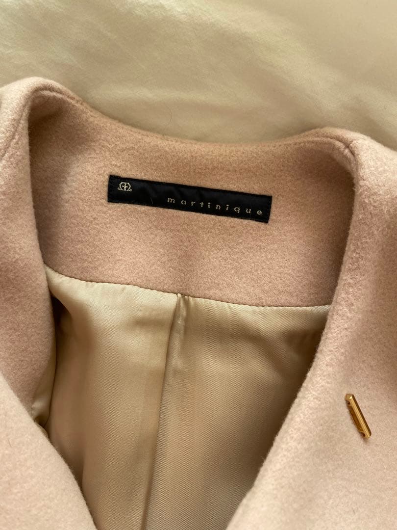 martiniqueマルティニーク メルトンショートコート ピンク
