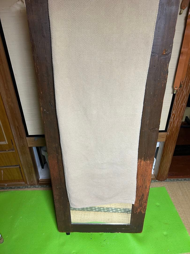 ウッド ミラー アイアンミラー立て