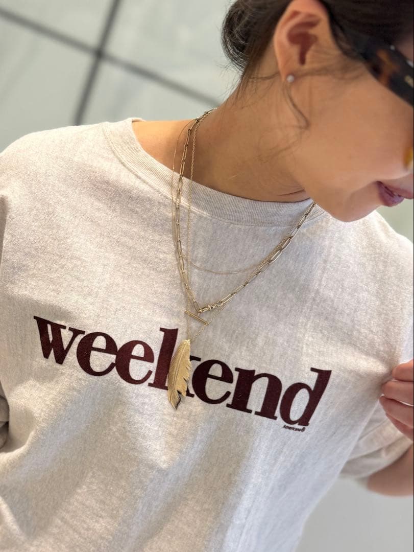 アパルトモン別注 アメリカーナWEEKEND LONG SLEEVE TEE
