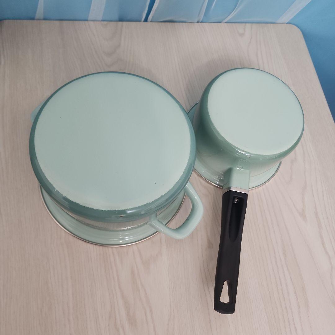 【送料還元最終値下げ】LE CREUSET ホーロー鍋 2点セット