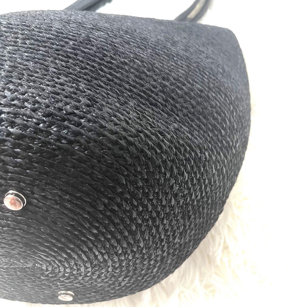 美品 ヘレンカミンスキー HELEN KAMINSKI トート レザー ラフィア