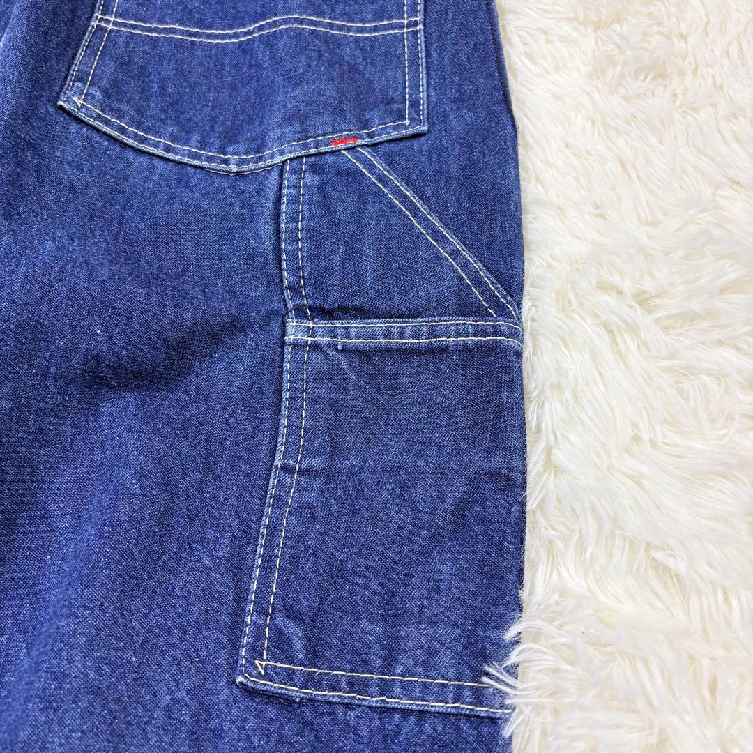 ROUND HOUSE ラウンドハウス デニムオーバーオール USA製 L相当