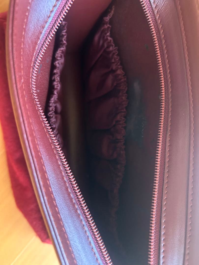 ★Cartier★オールドカルティエ☆マストライン☆レザーセカンドバッグ　未使用