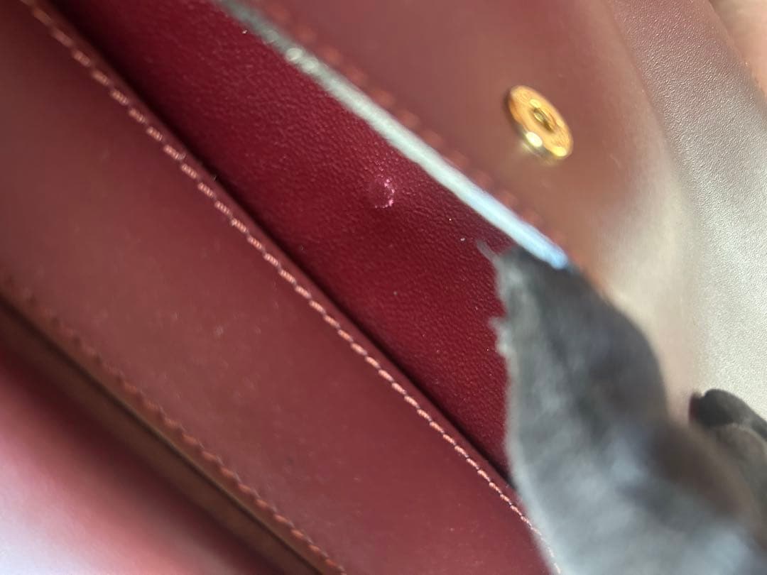 ★Cartier★オールドカルティエ☆マストライン☆レザーセカンドバッグ　未使用