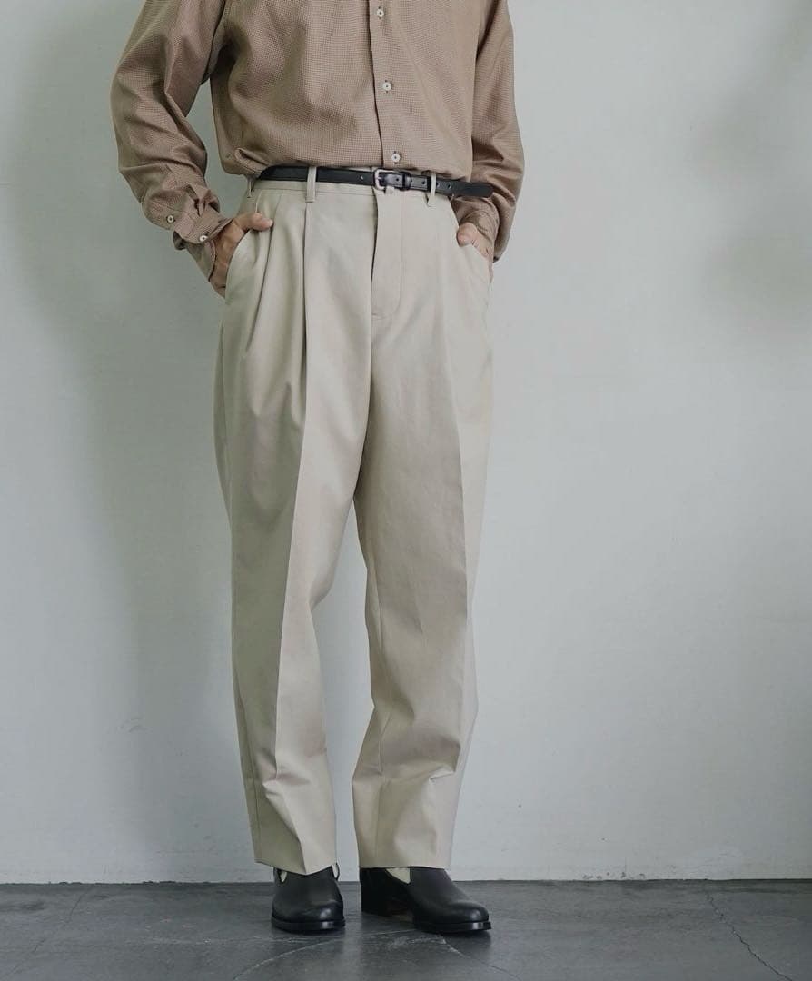 MAATEE&SONS 俺のチノパン CHINO 2 薄ベージュ サイズ1