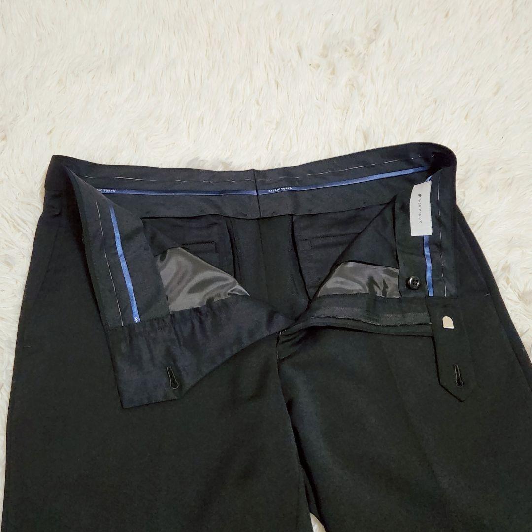 【極美品】FABRIC TOKYO 日本製 セットアップスーツ ブラック
