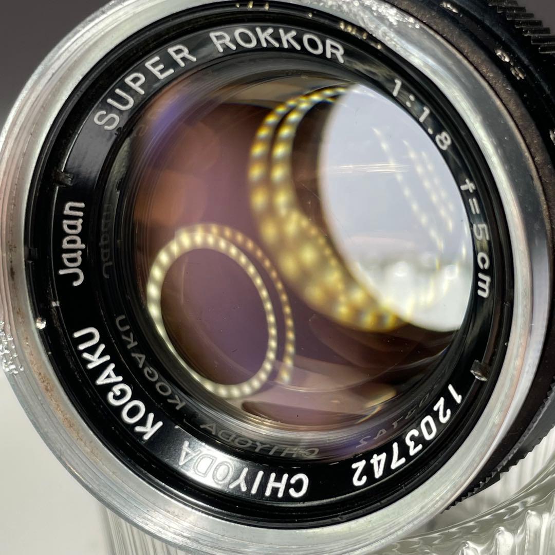 レンズ(単焦点) MINOLTA SUPER ROKKOR 5cm f1.8 L39